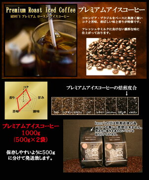 「プレミアムアイスコーヒー 1000g」「ハリオV60アイスコーヒーメーカー」のセット コーヒー豆　ギフトセット 珈琲 アイスコーヒー Ice coffee コーヒー　珈琲豆　コーヒー豆　コーヒーギフト【宅急便】