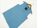 定価\15,691 【訳あり】 ウールファクトリー WOOL FACTORY ニットジレベスト 38 ライトブルー 【中古】