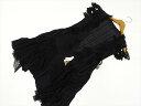 定価\46,000 【訳あり】 ライム Raimu ニットジレベスト F ブラック 花柄&蝶柄 【中古】