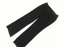 美品 オリヒカライム ORIHICA RHYME 洗えるノータックスラックス 5 ブラック ストライプ柄 【メール便可】 【中古】(4)