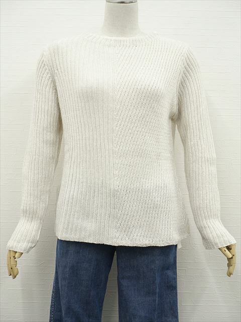 レディース 美品 FABIANA FILIPPI 半袖 ニット ラメ ボートネック
