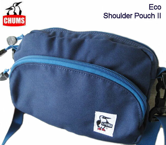 CHUMS/チャムス 【エコショルダーポーチII・コーデュラ】 Eco Shoulder Pouch II CH60-2525　ネイビー