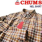 チャムス/CHUMS【ネルシャツ/起毛チェックBDシャツ】ワークシャツNelShirtsCH02-1174ブラウン