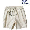 セール!ジムマスター/GYM MASTER【ヘリンボーンピグメントショーツ】カーゴショーツ ショートパンツ G333785 01/オフホワイト
