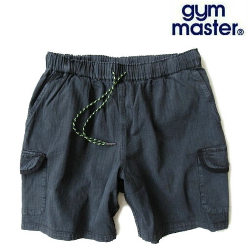 ジムマスター/GYM MASTER【ヘリンボーンピグメントショーツ】カーゴショーツ ショートパンツ G333785 05/ブラック ジムマスター/GYM MASTER【ヘリンボーンピグメントショーツ】カーゴショーツ ショートパンツ G333785 05/ブラック