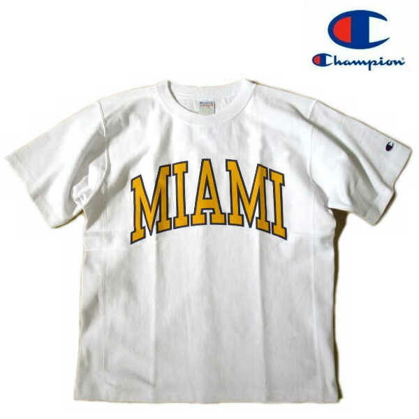 Rakuten - チャンピオン/Champion【リバースウィーブプリントTシャツ】9,4oz ヘビーウェイト REVERSE WEAVE　C3-D303　010/ホワイト