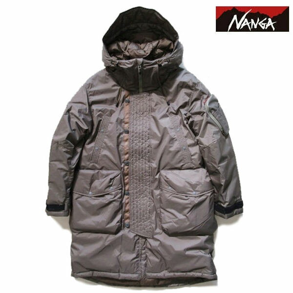 ナンガ/NANGA【オーロラダウンフィールドハーフコート】AURORA DOWN FIELD HALF COAT 防水透湿ダウンジャケット ND2341-1C304 ミディアムグレー