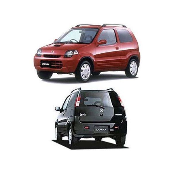 カーフィルム　カット済みラピュタ 3ドア高品質、高精度、高耐久、断熱（リンテックウィンコススタンダードシリーズ）H11.3〜