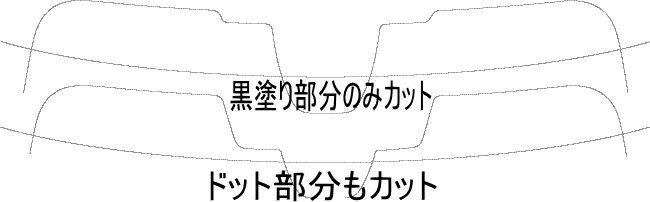 Rakuten - cx-80 CX-80 KL系2024.10〜フロントトップシェード単色タイプカット済みカーフィルム（スモーク）