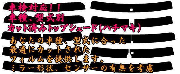 アベニールW10　カット済みトップシェード(ハチマキ）フィルム