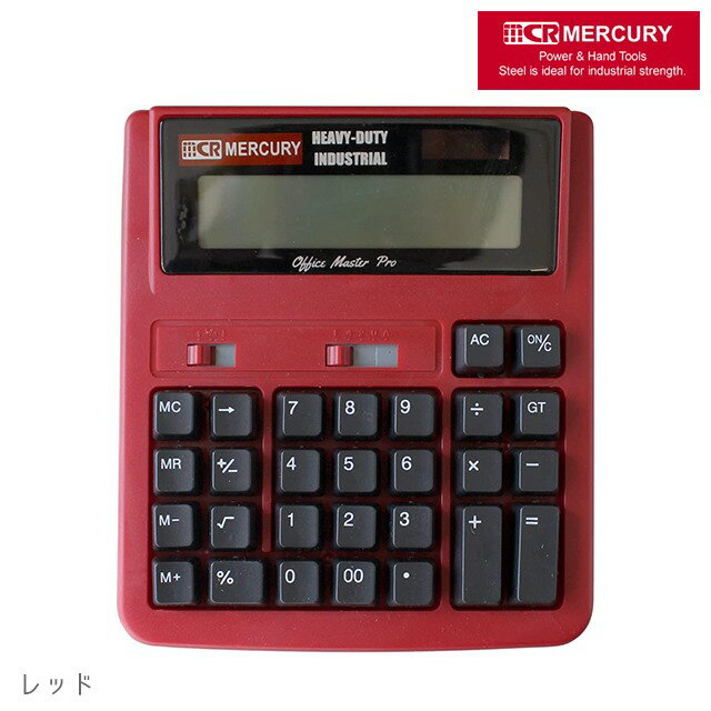 楽天市場】電卓 12桁(カラーレッド)(電卓・デジタル文具 楽天市場】電卓 12桁(カラーレッド)(電卓・デジタル文具