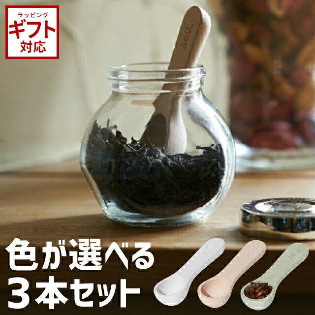 soil 日本製 珪藻土 COCHA-SAJI 小茶さじ 3本セット 速乾 吸湿 吸水