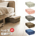 東洋ケース ストリアナチュレ アンダーベッド ESTN-CBUB 【 収納ボックス ベッド下収納 フタ付き 折りたたみ 整理整頓 衣替え 】