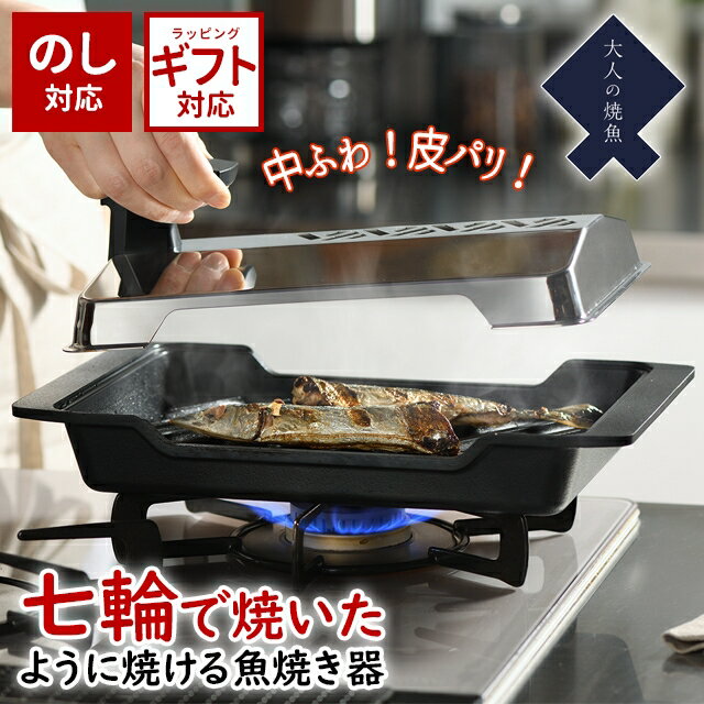 ＼500円OFFクーポン配布中／ オークス 大人の焼魚 炭グリル OTS8010 【 オークス 大人の焼魚 グリル 魚焼き器 遠赤効果 日本製 ヘルシー 洗いやすい お手入れ簡単 炭プレート ガス火 IH対応 是友麻希 レシピ付き 】