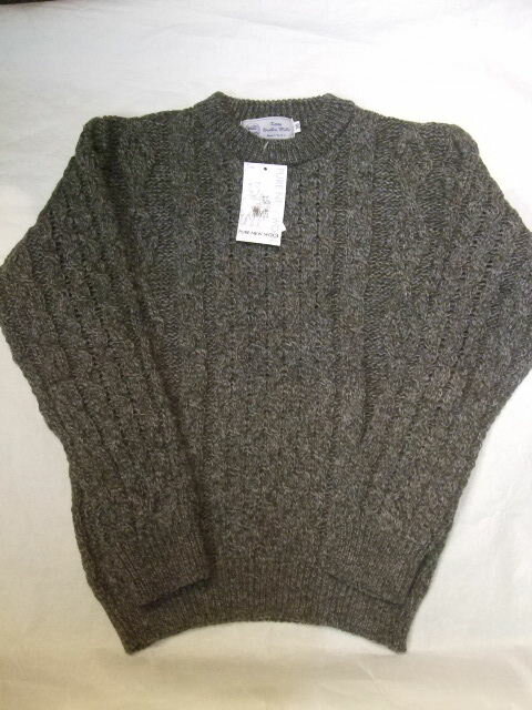 『KERRY WOOLLEN MILLS』（ケリーウーレンミルズ）ケーブルクルーネックセーター　MADE IN ENGLAND　532P17Sep16