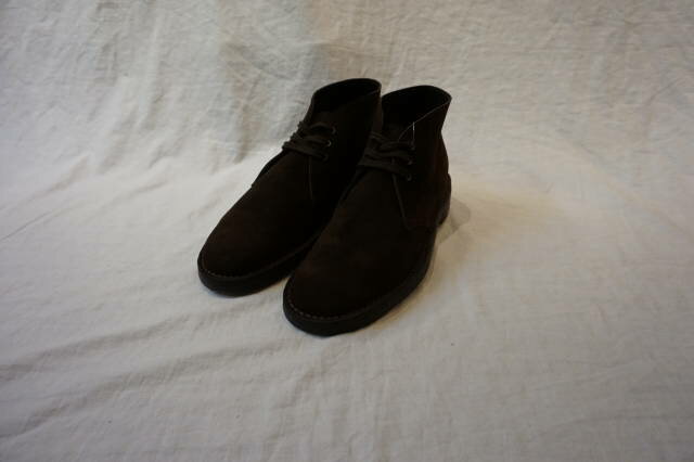 『Suffolk Shoes』（サフォークシューズ）　デザートブーツ　BROWN　イギリス製