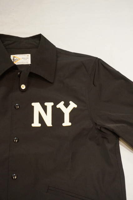 『FELCO 』 (フェルコ)　ニグロリーグ ニューヨークブラックヤンキース コーチジャケット ブラック