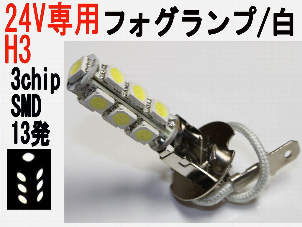 LED 24V ե H3 3chipSMD 13ȯ ۥ磻 1