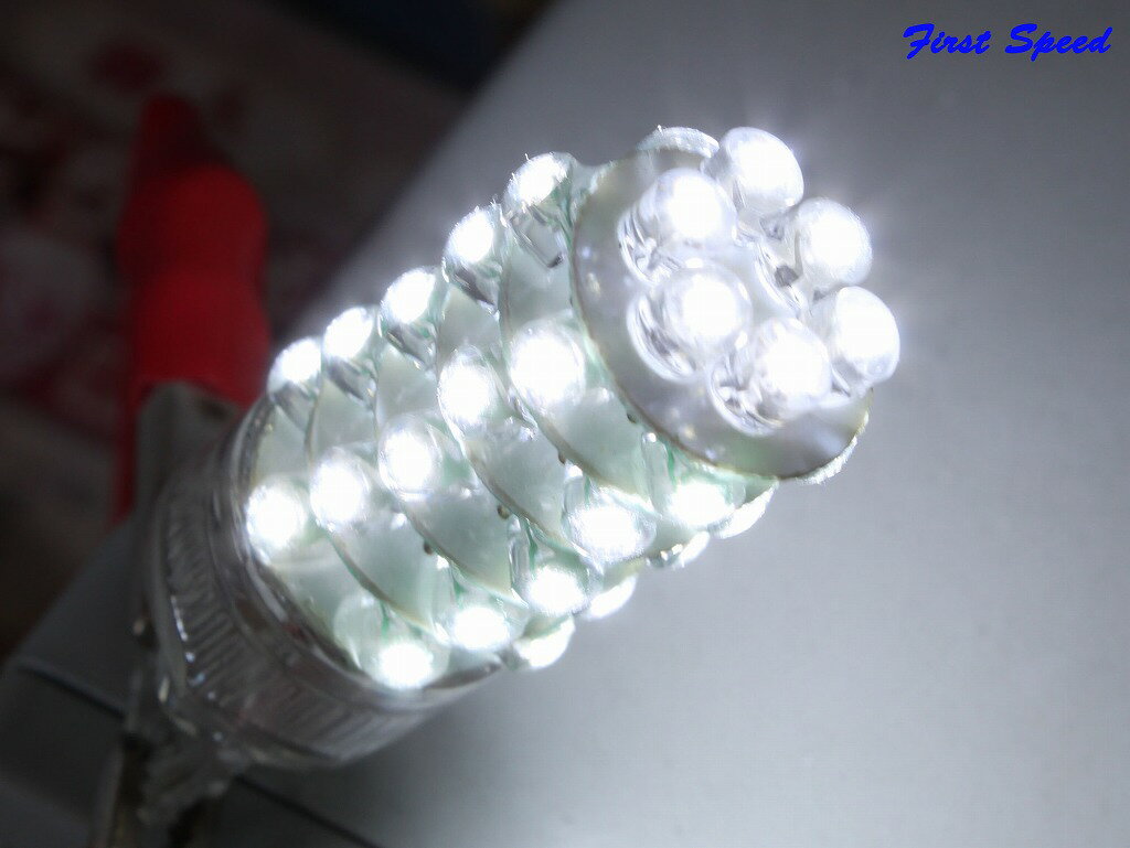 LED T20 ダブル球　高輝度LED 36発 ホワイト 2個セット