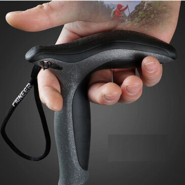 トレッキングポール カーボン製 超軽量190g 登山 ストック スティック Tグリップ 杖 伸縮式 コンパクト ウォーキング