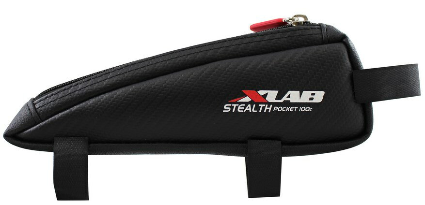 トップチューブ 上の エアロ バッグ XLAB ステルスポケット 100 カーボン Stealth 100 Carbon ベルクロタイプ