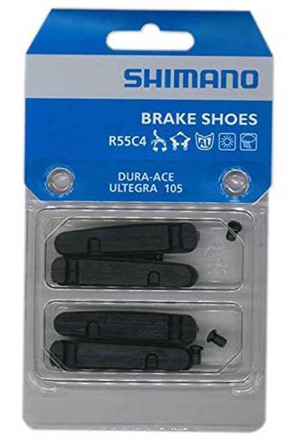 R55C4 2ペアセット シマノ純正 105 〜 DuraAce対応 ブレーキシュー アルミリム用