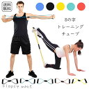 エクササイズグッズ 8の字 トレーニングチューブ ストレッチチューブ フィットネス チューブ トレーニング 筋トレ ダイエット ゴムバンド 全身運動 自宅トレー...