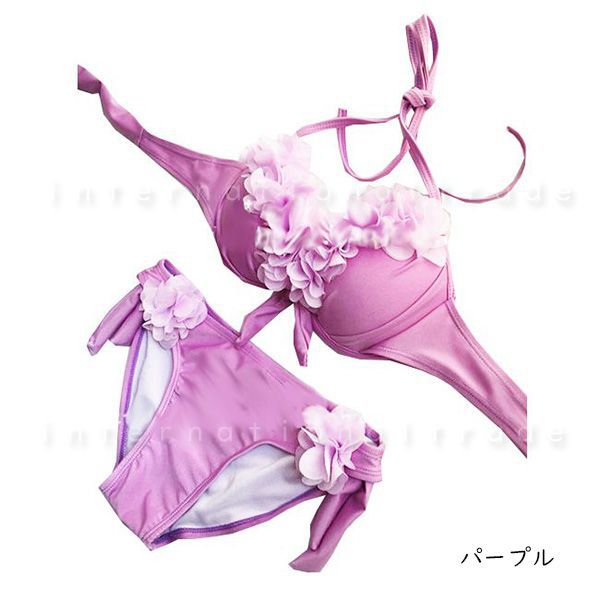 楽天市場】ビキニ パステル 紫（カラーパープル）の通販