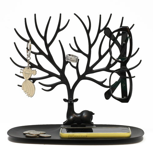 QUALY DEER ACCESSORIES TRAY S BLACK　（クオーリー ディアー アクセサリー トレイ S ブラック） 