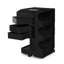 正規輸入品 BOBY WAGON 3×4 BLACK (ボビーワゴン 3段4トレイ ブラック) 【送料無料】 【ポイント11倍】