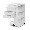正規輸入品 BOBY WAGON 3×4 WHITE (ボビーワゴン 3段4トレイ ホワイト) 【送料無料】 【ポイント11倍】