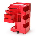 正規輸入品 BOBY WAGON 3×5 RED (ボビーワゴン 3段5トレイ レッド) 【送料無料】 【ポイント11倍】