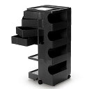 正規輸入品 BOBY WAGON 4×4 BLACK (ボビーワゴン 4段4トレイ ブラック) 【送料無料】 【ポイント11倍】