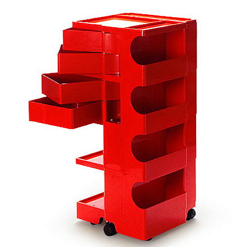 正規輸入品 BOBY WAGON 4×4 RED　（ボビーワゴン 4段4トレイ レッド） 【送料無料】 【ポイント11倍】