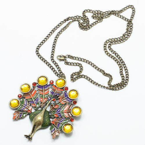 樂天商城 - PEACOCK NECKLACE　（ピーコック ネックレス）