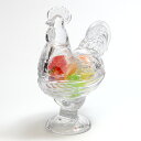GLASS ROOSTER POT　（ガラス ルースター ポット）