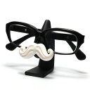 GLASSES HOLDER MUSTACHE BLACK （メガネ ホルダー ムスタッシュ ブラック）