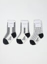 【20%OFF|期間限定セール】【chocolatesoup | チョコレートスープ】GEOMETRY SOX キッズソックス 靴下 ベビーウェア キッズウェア...