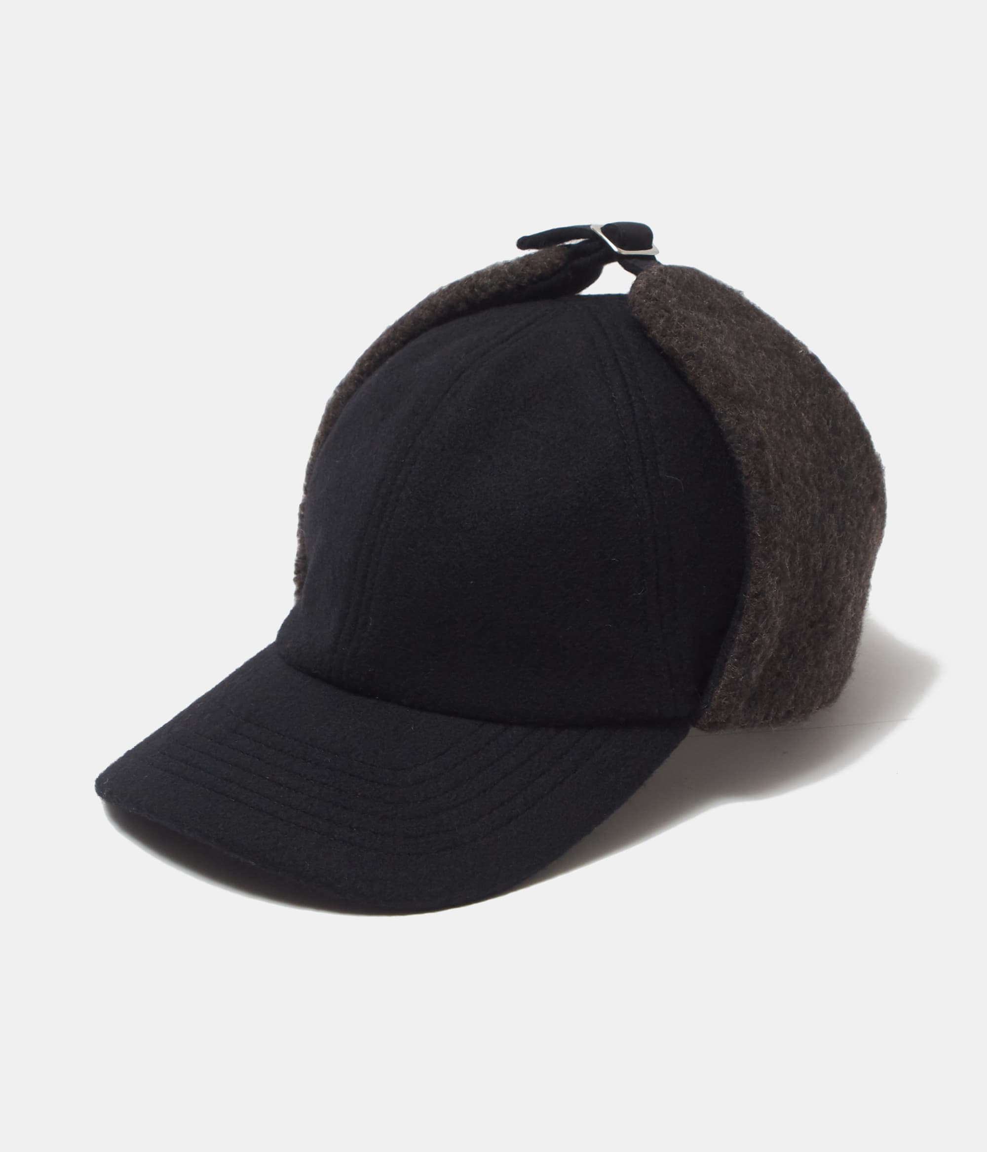 trainer cap ear flap - recycle wool x recycle nylon - イヤーフラップ　キャップ　ミリタリー