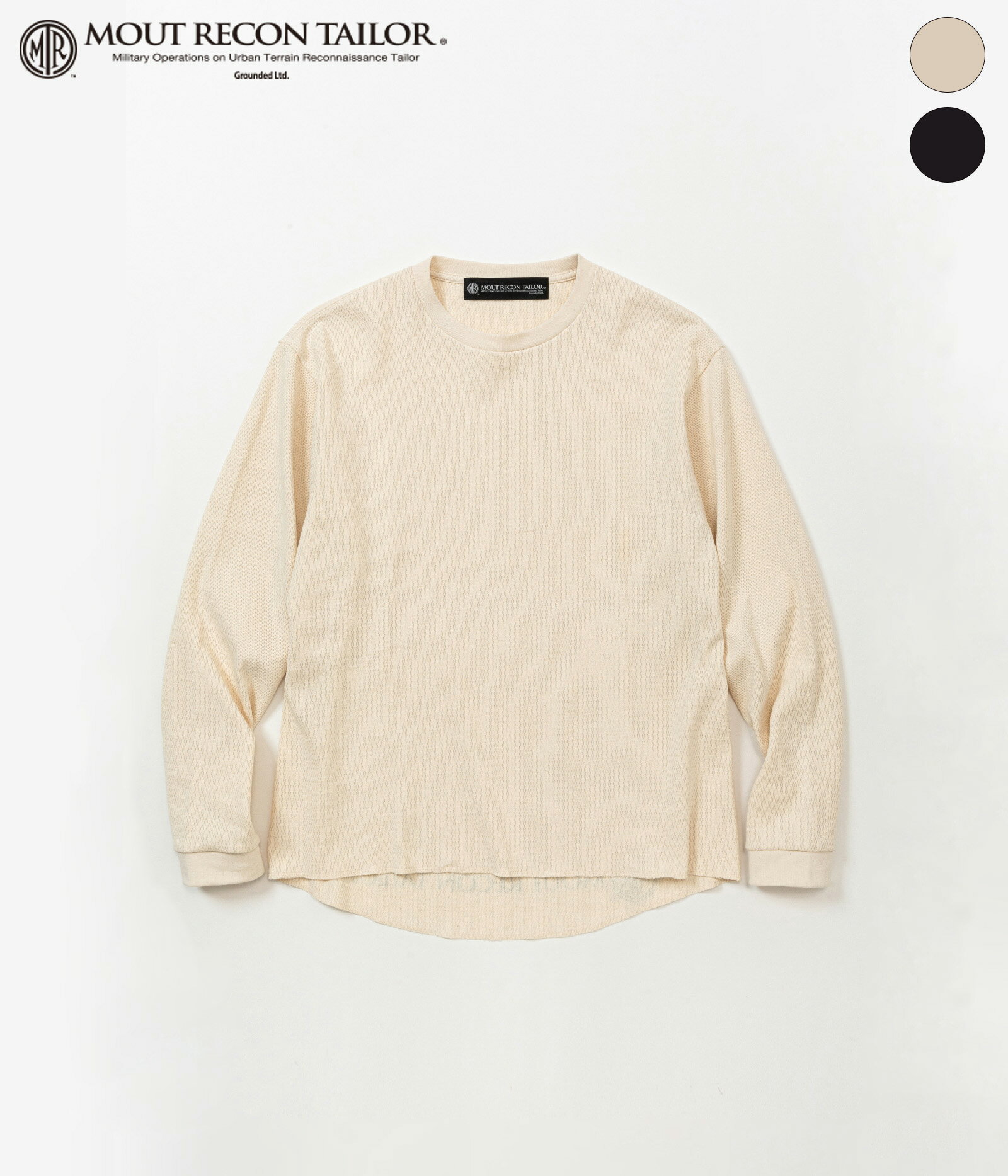 COLD WEATHER THERMAL LONG SLEEVE　長袖トップス　メンズ　タン　ブラック　春秋冬　44　46　48　テックウェア　アウトドア