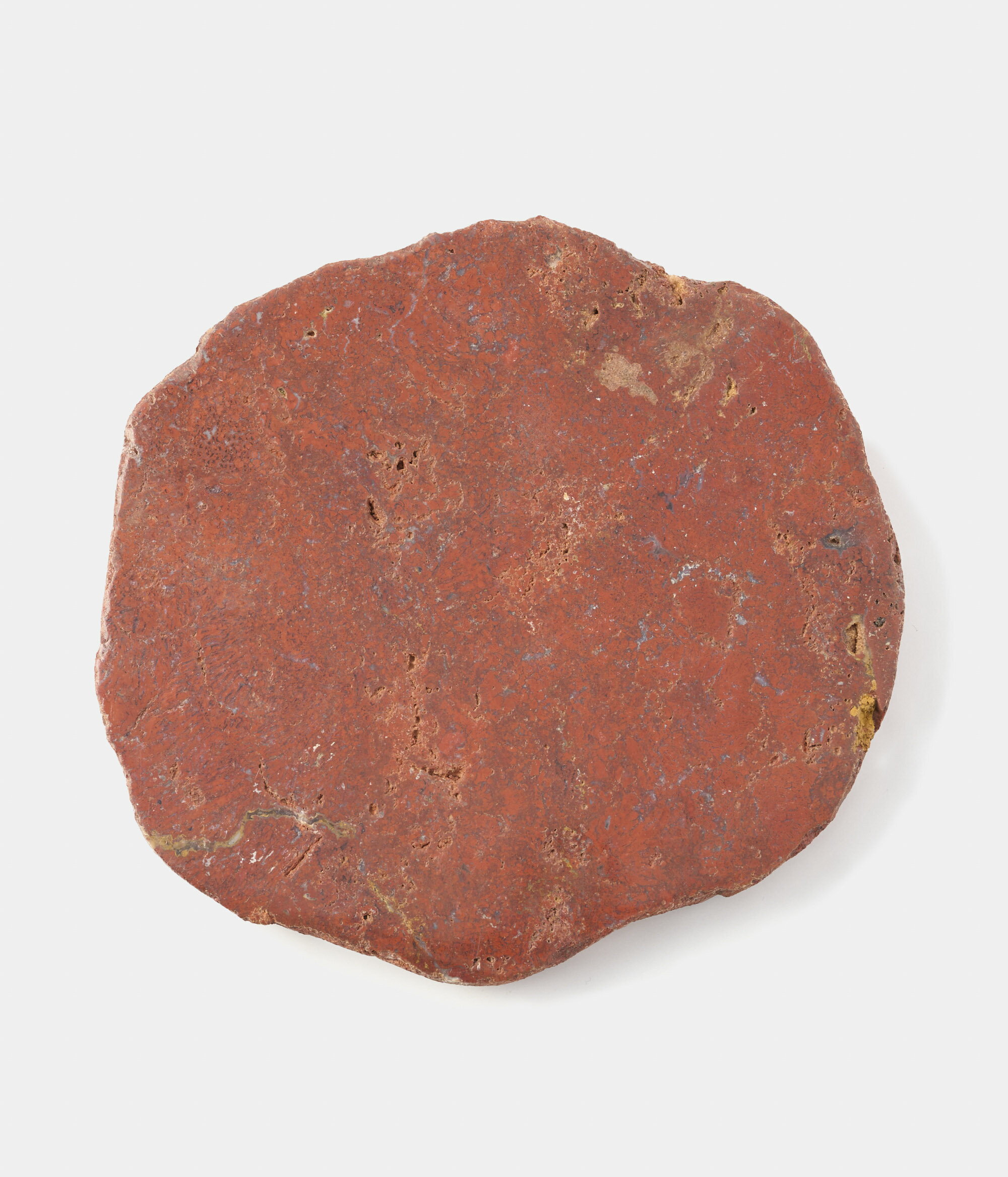 【amabro|アマブロ】 JASPER COASTER RED【3】　天然石　碧玉　へきぎょく　石英　せきえい　鉱物　キッチン雑貨　ホーム雑貨　家雑貨　インテリア　滑り止め付き　【1891-3】