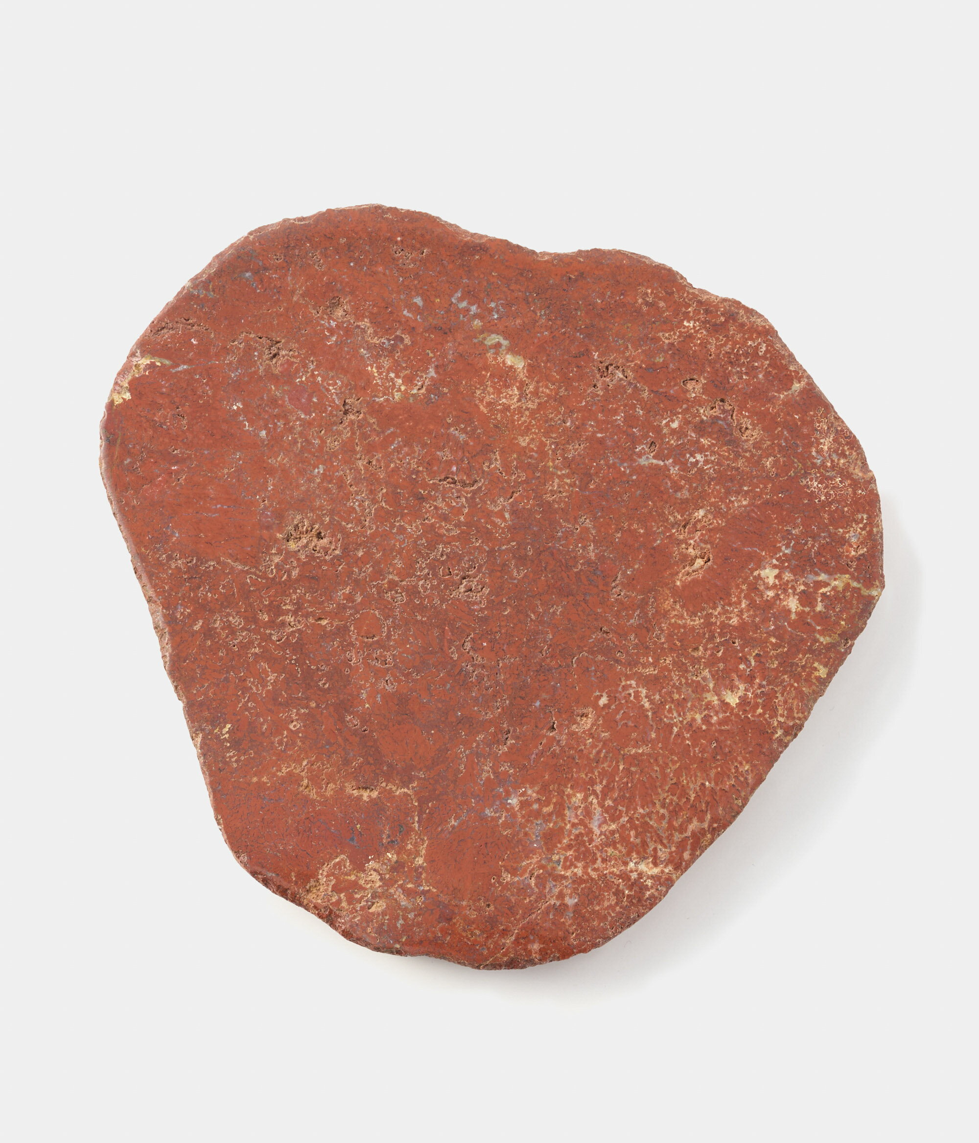 【amabro|アマブロ】 JASPER COASTER RED【4】　天然石　碧玉　へきぎょく　石英　せきえい　鉱物　キッチン雑貨　ホーム雑貨　家雑貨　インテリア　滑り止め付き　【1891-4】