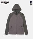 【BRIEFING GOLF｜ブリーフィングゴルフ】HOL MS POLARTEC WINDBLOCK PARKA ウィンドブロックパーカ ジャケット アウター ゴルフ スポーツ メンズ ネイビー グレー S M L ストレッチ 伸縮 通気性 軽量 保温性 防風性 撥水 防寒 春秋冬【BRG233M94】