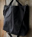 【3月31日から順次発送】【取り寄せ商品】【COLINA｜コリーナ】Lite Milicloth / Tuck Tote S トートバッグブラック 黒 軽量 コンパクト インナーポケット ファスナーポケット 収納 撥水性 アウトドア 普段使い【COLINA24SS019】