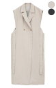 【期間限定セール|30%OFF】【CLANE|クラネ】DOUBLE BREASTED GILET ベスト ブラック アイボリー 白 黒 ダブルブレスト ロングジ...