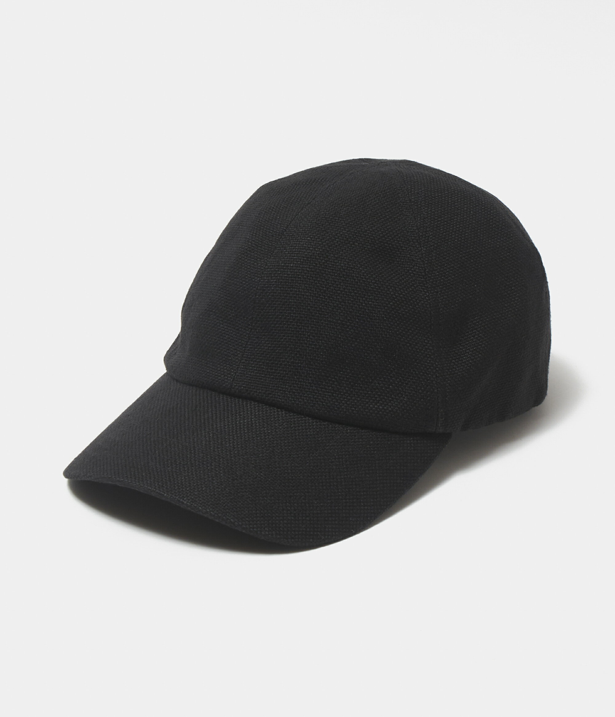 【MATURE HA._MIL｜マチュアーハ ミル】trainer cap / linen canvas washed ミリタリーキャップ 帽子 ブラック 黒 高品質 ギフト プレゼント カジュアル スポーティ リネン100 【MIL-TC1120WS】