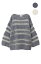 【CLANE|クラネ】SHEER BORDER MOHAIR KNIT レディース トップス ニット ウール モヘア アルパカ 透かし編み オーバーサイズ ブルー アイボリー 春 秋 冬 松本恵奈【17106-2042】 24,200円