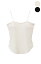 【CLANE|クラネ】THIN CODE CAMISOLE カップ付キャミソール ホワイト ブラック 白 黒 レディース 松本恵奈 春 夏 秋 ベア型 着心地抜群【16105-1122】 9,900円