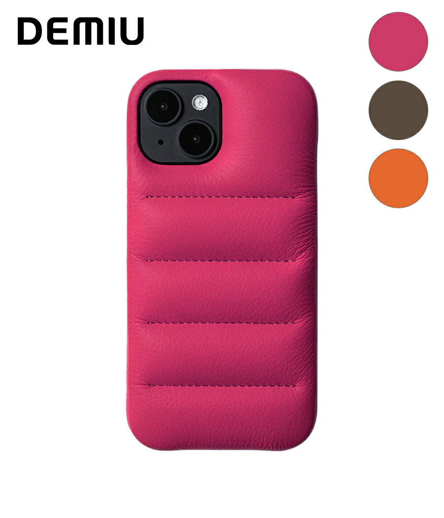乐天商城 - 【取り寄せ商品】【DEMIU｜デミュウ】iPhone15 BALLON UN スマホケース　モバイルアクセサリー　贈り物　プレゼント　ギフト　エトープ　オレンジ　マゼンタピンク【DU-BAU16】