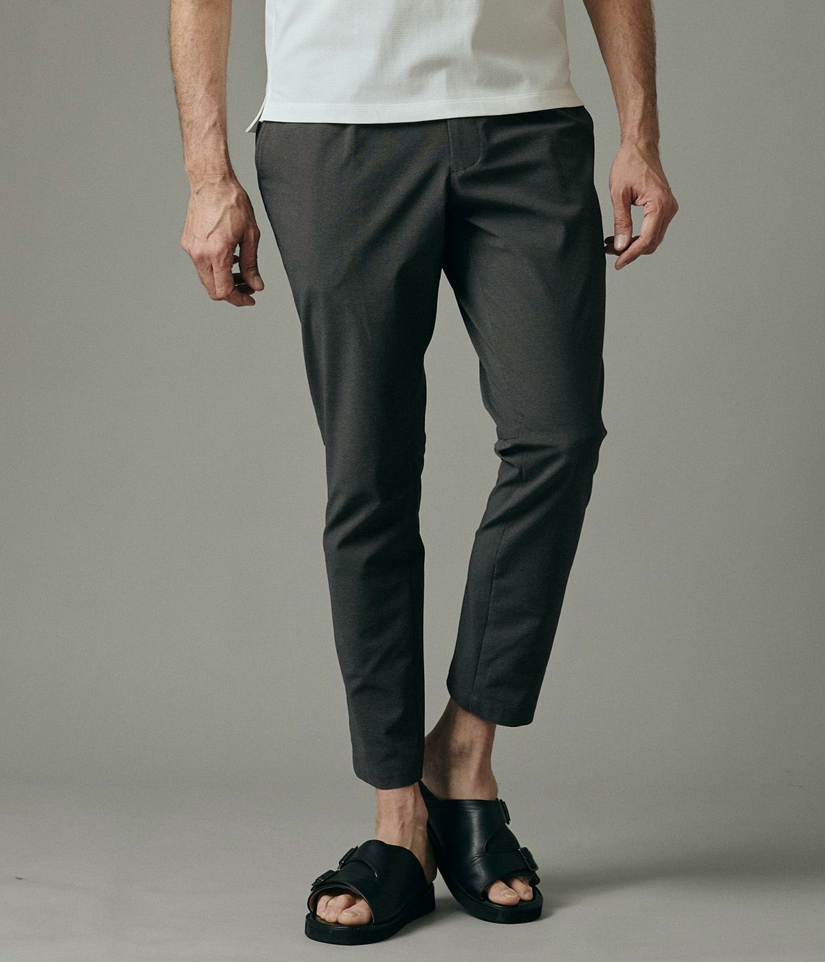 【JH+ | ジェイエイチプラス】TRAVEL SUMMER PANTS　トラベルサマーパンツ　セットアップ　春　夏　秋　メンズ　グレー　ブラック　S　M　L　XL　出張　旅行　ビジネス　仕事　ストレッチ　接触冷感　吸水速乾　通気性【1072520081】